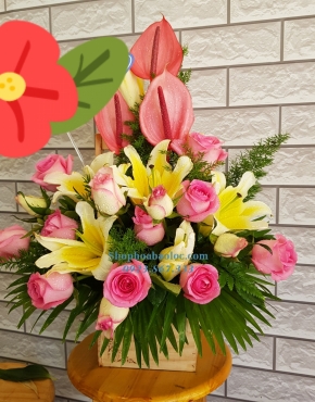 Giỏ hoa 2002